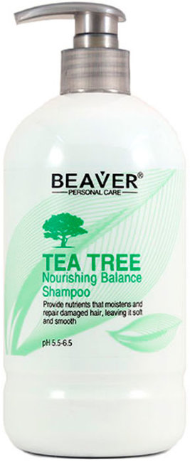 Beaver Professional Tea Tree Shampoo Шампунь с маслом чайного дерева, 600 мл