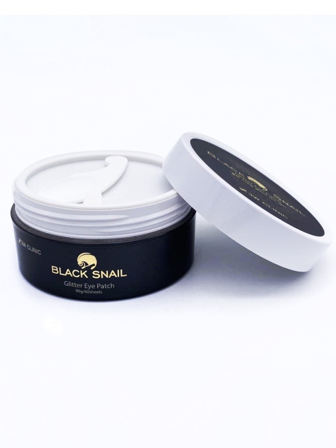 3W Clinic Гидрогелевые патчи с муцином черной улитки Black Snail Glitter Eye Patch, 60 шт