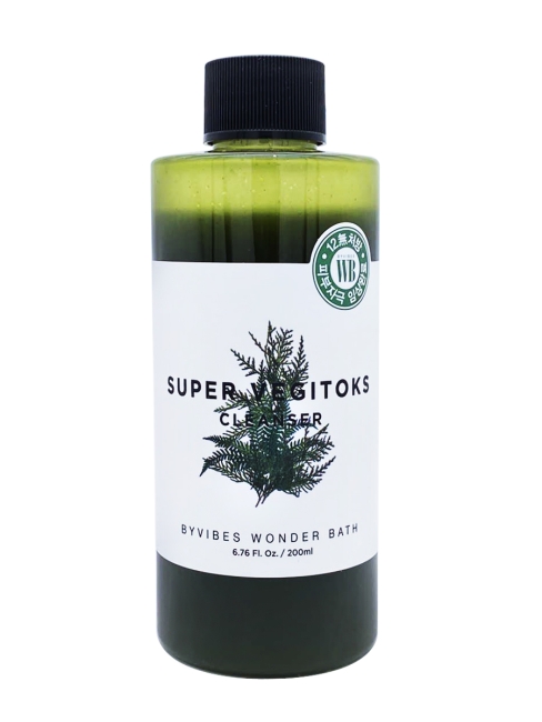 Wonder Bath Универсальное детокс очищение для лица Super Vegitoks Cleanser Green, 200 мл