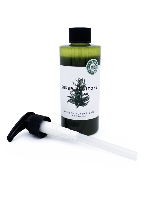 Wonder Bath Универсальное детокс очищение для лица Super Vegitoks Cleanser Green, 200 мл