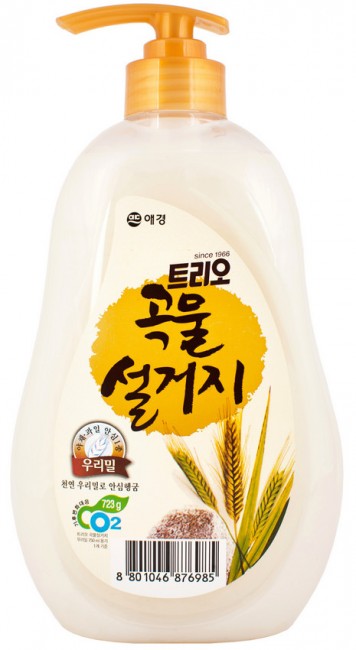 KeraSys Trio Средство для мытья посуды Пшеница, 750 мл KeraSys Trio Средство для мытья посуды Пшеница, 750 мл