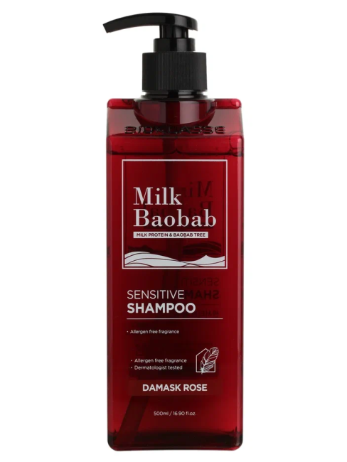 Milk Baobab Шампунь Sensitive Shampoo Damask Rose, 500 мл