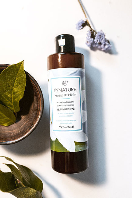 Innature Бальзам натуральный Увлажняющий для всех типов волос, 250 мл Innature Бальзам натуральный Увлажняющий для всех типов волос, 250 мл