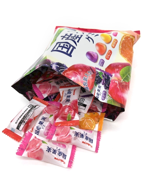 KABAYA Мармелад жевательный Фруктовый Микс (красное яблоко, персик, виноград, мандарин) Domestic Fruit Gummy, 180 г KABAYA Мармелад жевательный Фруктовый Микс (красное яблоко, персик, виноград, мандарин) Domestic Fruit Gummy, 180 г