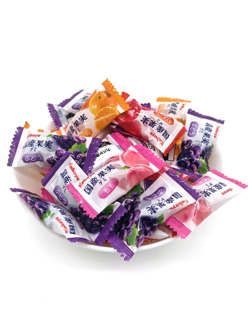 KABAYA Мармелад жевательный Фруктовый Микс (красное яблоко, персик, виноград, мандарин) Domestic Fruit Gummy, 180 г KABAYA Мармелад жевательный Фруктовый Микс (красное яблоко, персик, виноград, мандарин) Domestic Fruit Gummy, 180 г