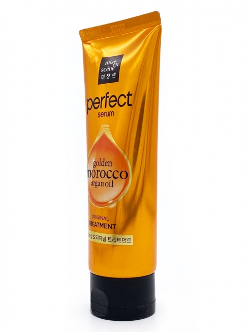 Mise En Scene Маска для поврежденных волос Perfect Serum Treatment Pack Golden Morocco Argan Oil, 180 мл Mise En Scene Маска для поврежденных волос Perfect Serum Treatment Pack Golden Morocco Argan Oil, 180 мл
