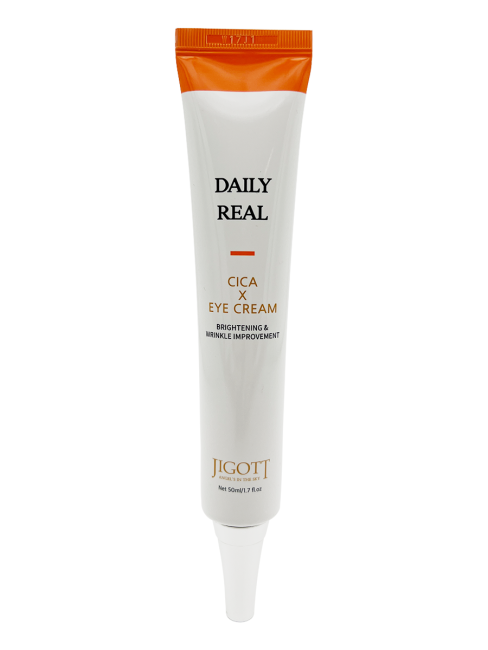 Jigott Крем для век с экстрактом центеллы азиатской Daily Real Cica Eye Cream, 50 мл