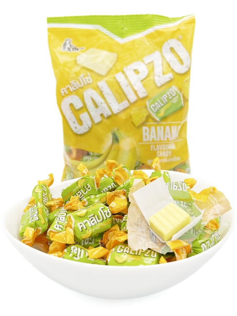 Boonprasert Конфеты жевательная карамель со вкусом банана Banana Flavoured Candy (50 шт), 140 г Boonprasert Конфеты жевательная карамель со вкусом банана Banana Flavoured Candy (50 шт), 140 г