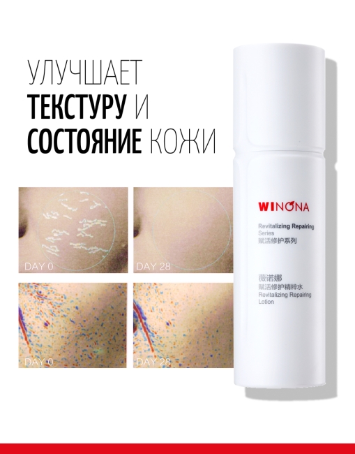 Winona Восстанавливающий и увлажняющий лосьон Revitalizing Repairing Lotion, 120 мл