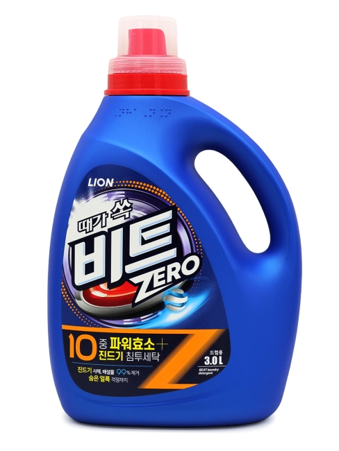 LION Гель концентрат для автоматической стирки белья Beat Liquid Drum Container, 3000 мл