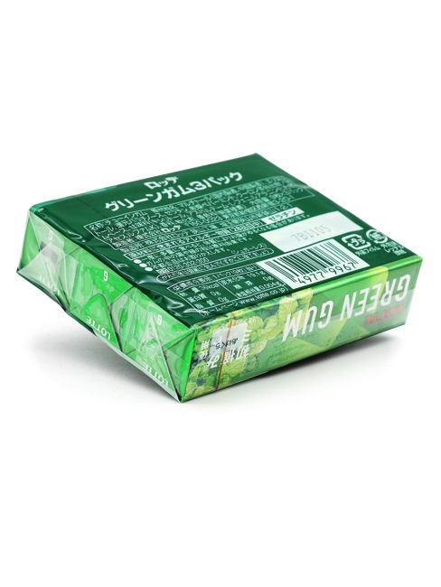 LOTTE Жевательная резинка в блоке 3 пачки Green Gum 3P, 3 x 26 г LOTTE Жевательная резинка в блоке 3 пачки Green Gum 3P, 3 x 26 г