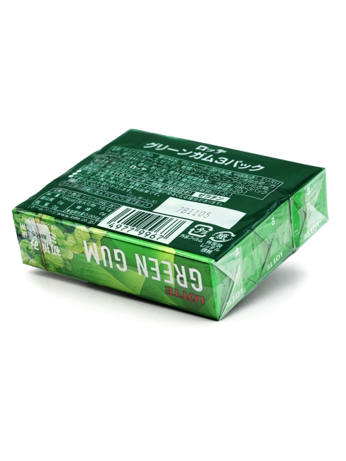 LOTTE Жевательная резинка в блоке 3 пачки Green Gum 3P, 3 x 26 г LOTTE Жевательная резинка в блоке 3 пачки Green Gum 3P, 3 x 26 г