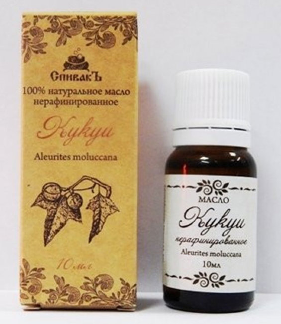 СпивакЪ Масло Кукуи нерафинированное, 10 мл
