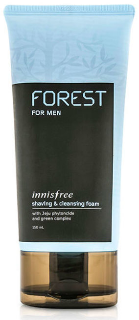 Innisfree Forest For Men Moisture Shaving & Cleansing Foam Увлажняющая пенка для умывания и бритья с фитонцидным комплексом, 150 мл Innisfree Forest For Men Moisture Shaving & Cleansing Foam Увлажняющая пенка для умывания и бритья с фитонцидным комплексом, 150 мл