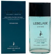 Lebelage Collagen+Green Tea Skin Care Utilites For Men Skin Увлажняющий тонер для мужчин с коллагеном и зеленым чаем, 150 мл