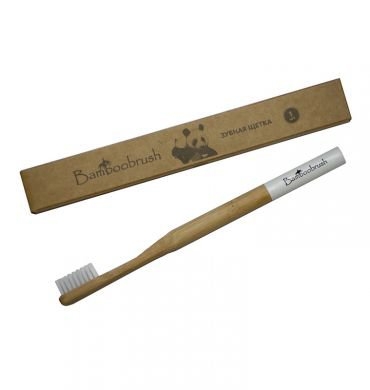 Bamboobrush Зубная щетка из бамбука средней жесткости Bamboobrush Зубная щетка из бамбука средней жесткости