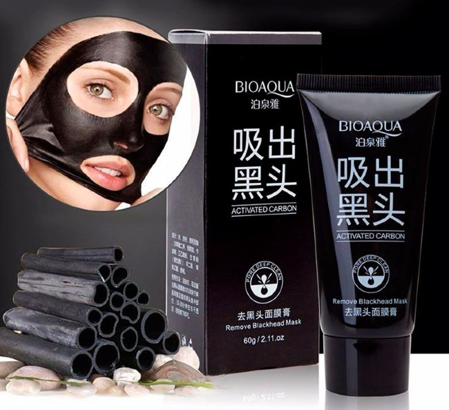 Bioaqua Activated Carbon Маска с активированным углем от черных точек и прыщей, 60 г Bioaqua Activated Carbon Маска с активированным углем от черных точек и прыщей, 60 г