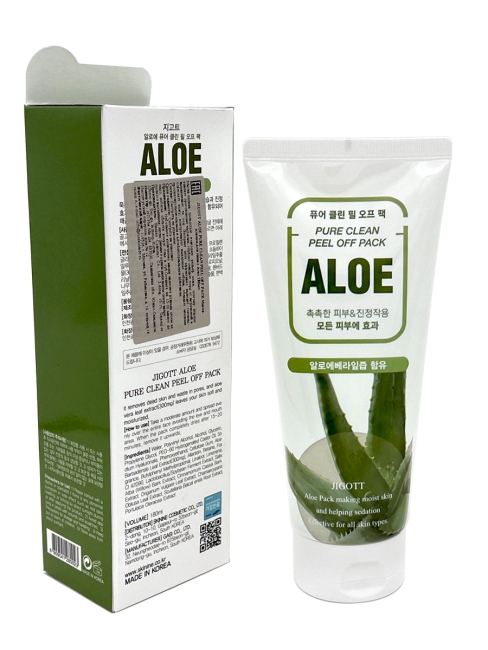 Jigott Маска пленка для лица очищающая с Экстрактом Алоэ Aloe Pure Clean Peel Off Pack, 180 мл Jigott Маска пленка для лица очищающая с Экстрактом Алоэ Aloe Pure Clean Peel Off Pack, 180 мл
