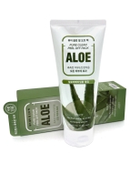 Jigott Маска пленка для лица очищающая с Экстрактом Алоэ Aloe Pure Clean Peel Off Pack, 180 мл
