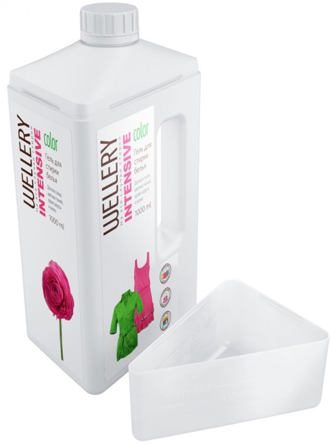 Wellery Гель концентрат для стирки сильнозагрязненых цветных тканей, 1 л.