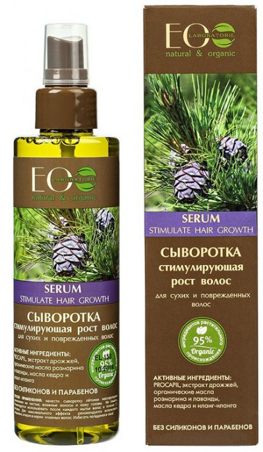 Ecolab Сыворотка, стимулирующая рост волос для сухих и поврежденных волос, 200 мл Ecolab Сыворотка, стимулирующая рост волос для сухих и поврежденных волос, 200 мл