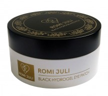 Romi Juli Black Hydrogel Eye Patch Патчи вокруг глаз гидрогелевые с экстрактом морского огурца, 60 шт