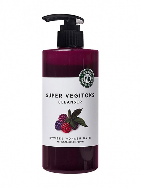 Wonder Bath Универсальное детокс очищение для лица Super Vegitoks Cleanser Purple, 200 мл Wonder Bath Универсальное детокс очищение для лица Super Vegitoks Cleanser Purple, 200 мл