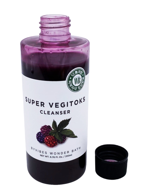 Wonder Bath Универсальное детокс очищение для лица Super Vegitoks Cleanser Purple, 200 мл Wonder Bath Универсальное детокс очищение для лица Super Vegitoks Cleanser Purple, 200 мл