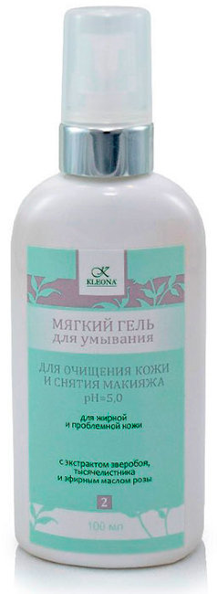 Kleona Гель для умывания для жирной и проблемной кожи, 100 мл