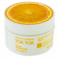 TONYMOLY Fruity Capsule Tok Tok Sleeping Pack Orange Ночная маска для лица с экстрактом апельсина, 80 мл