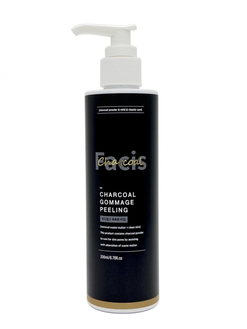 Jigott Гоммаж-пилинг для лица с углем Facis Charcoal Gommage Peeling, 200 мл