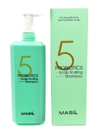 Masil Шампунь для глубокого очищения кожи головы с 5 видами пробиотиков 5 Probiotics Scalp Scaling Shampoo, 500 мл