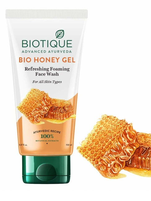 Biotique Гель для умывания кожи лица с мёдом Bio Honey Gel Refreshing Foaming Face Wash, 150 мл Biotique Гель для умывания кожи лица с мёдом Bio Honey Gel Refreshing Foaming Face Wash, 150 мл