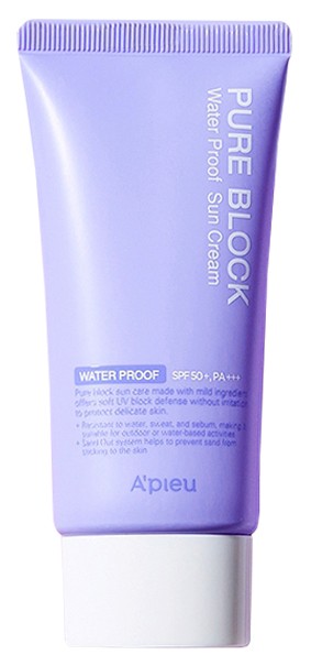 A'PIEU Pure Block Natural Sun Cream Water Proof SPF50 PA+++ Водостойкий солнцезащитный крем для лица, 50 мл A'PIEU Pure Block Natural Sun Cream Water Proof SPF50 PA+++ Водостойкий солнцезащитный крем для лица, 50 мл