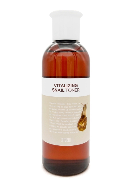 Tenzero Тонер восстанавливающий с экстрактом муцина улитки Toner Snail Vitalizing, 200 мл