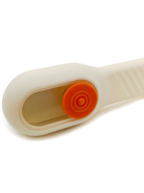 Щетка для чистки обуви с дозатором бежевая, 1 шт