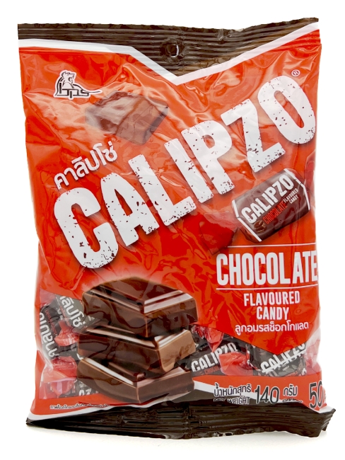 Boonprasert Конфета жевательная со вкусом шоколада Calipzo Chocolate Flavoured Candy (50 шт), 140 г