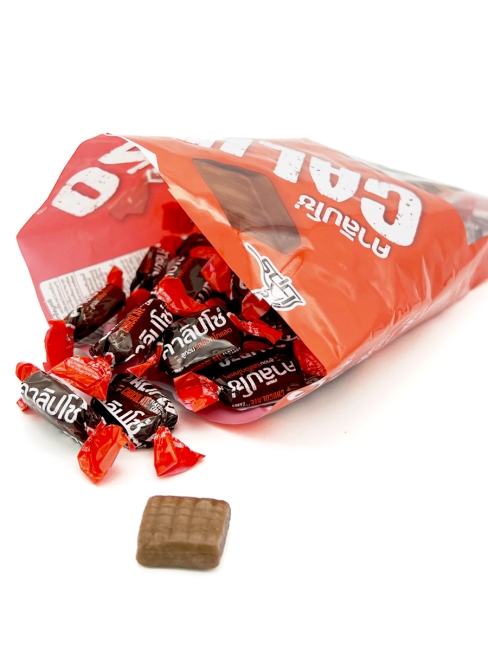 Boonprasert Конфета жевательная со вкусом шоколада Calipzo Chocolate Flavoured Candy (50 шт), 140 г