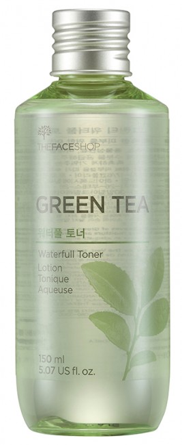 THE FACE SHOP Green Tea Waterfull Toner Увлажняющий тонер с экстрактом зеленого чая, 150 мл THE FACE SHOP Green Tea Waterfull Toner Увлажняющий тонер с экстрактом зеленого чая, 150 мл