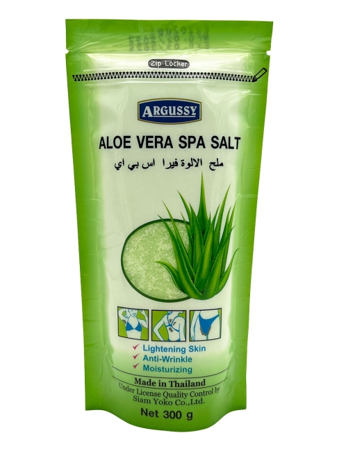 Argussy СПА скраб для тела солевой с алоэ вера Aloe Vera Spa Salt, 300 г Argussy СПА скраб для тела солевой с алоэ вера Aloe Vera Spa Salt, 300 г
