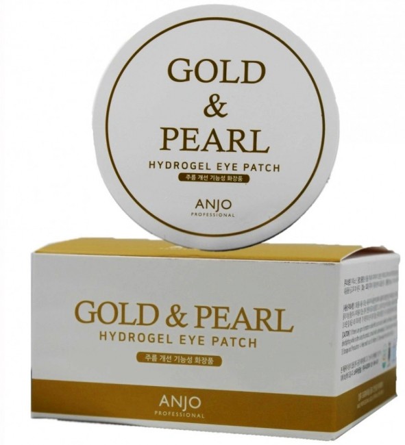 Anjo Professional Гидрогелевые патчи с золотом и жемчугом Gold & Pearl Hydrogel Eye Pacth, 60 шт Anjo Professional Гидрогелевые патчи с золотом и жемчугом Gold & Pearl Hydrogel Eye Pacth, 60 шт