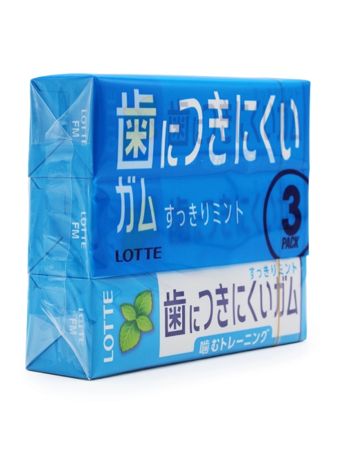 LOTTE Жевательная резинка блок 3 пачки Фризон Мята Freezone Mint Gum, 3 x 25,2 г LOTTE Жевательная резинка блок 3 пачки Фризон Мята Freezone Mint Gum, 3 x 25,2 г