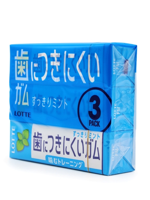 LOTTE Жевательная резинка блок 3 пачки Фризон Мята Freezone Mint Gum, 3 x 25,2 г LOTTE Жевательная резинка блок 3 пачки Фризон Мята Freezone Mint Gum, 3 x 25,2 г