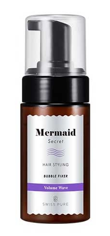 SWISSPURE Mermade Secret Hair Styling Bubble Fixer (Smoothing Straight) Пенка для укладки волос (для выпрямления), 100 мл SWISSPURE Mermade Secret Hair Styling Bubble Fixer (Smoothing Straight) Пенка для укладки волос (для выпрямления), 100 мл