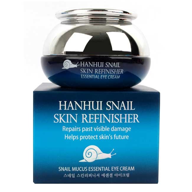 Bergamo Hanhui Snail Skin Refinisher Essential Eye Cream Крем антивозрастной с муцином улитки, 50 мл