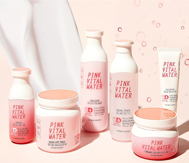 ETUDE HOUSE Pink Vital Water Emulsion Увлажняющая эмульсия с персиковой водой, 180 мл ETUDE HOUSE Pink Vital Water Emulsion Увлажняющая эмульсия с персиковой водой, 180 мл