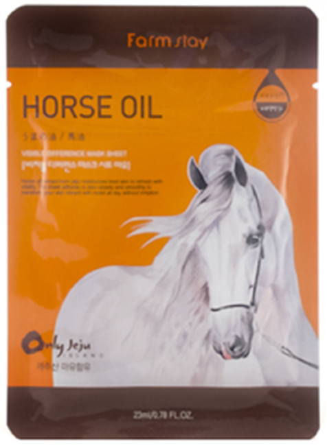 FarmStay Visible Difference Mask Sheet Horse Oil Тканевая маска с лошадиным маслом для сухой кожи, 23 мл FarmStay Visible Difference Mask Sheet Horse Oil Тканевая маска с лошадиным маслом для сухой кожи, 23 мл