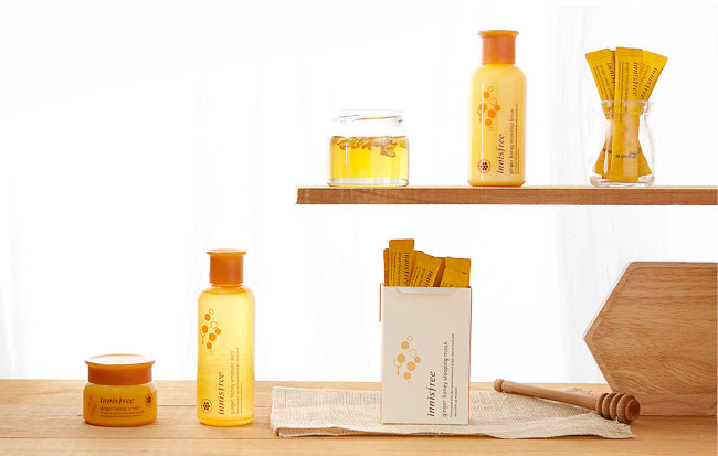 Innisfree Ginger Honey Ampoule Skin Питательный тонер с медом и имбирем, 200 мл Innisfree Ginger Honey Ampoule Skin Питательный тонер с медом и имбирем, 200 мл