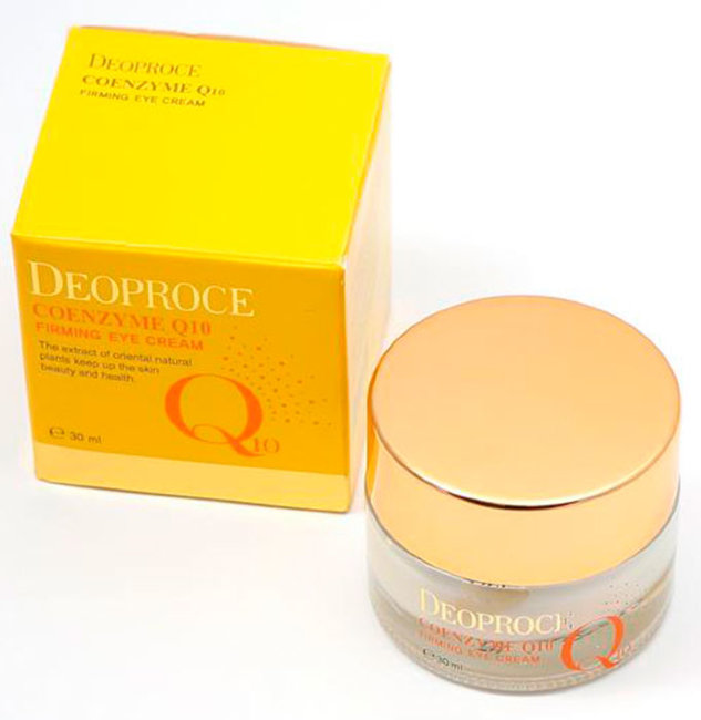 Deoproce Coenzyme Q10 Firming Eye Cream Укрепляющий крем для век с коэнзимом Q10, 30 мл
