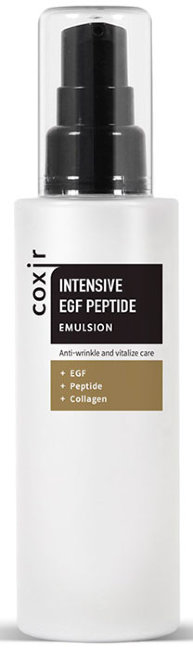Coxir Intensive EGF Peptide Emulsion Эмульсия с пептидами и EGF для регенерации кожи, 100 мл Coxir Intensive EGF Peptide Emulsion Эмульсия с пептидами и EGF для регенерации кожи, 100 мл